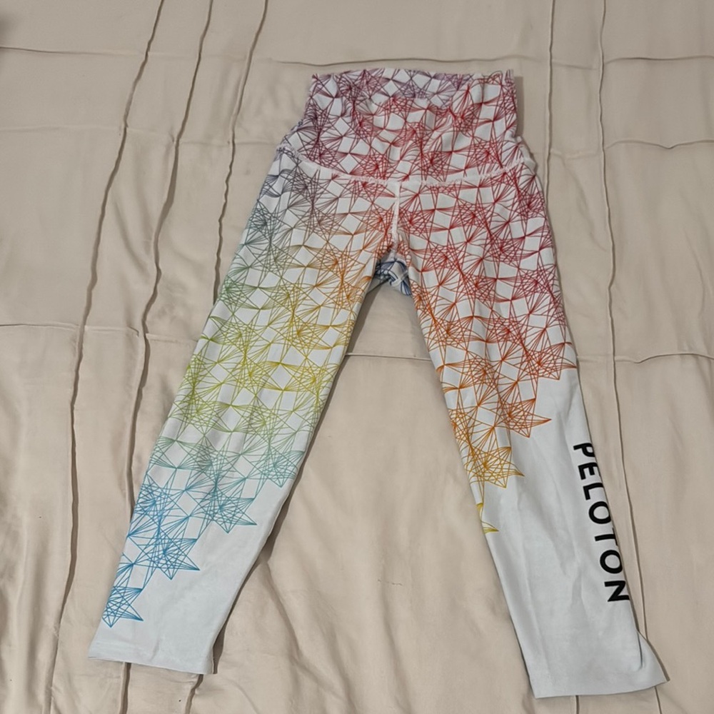 Peloton Womens XS Geometric Print Leggings - Multicolor
